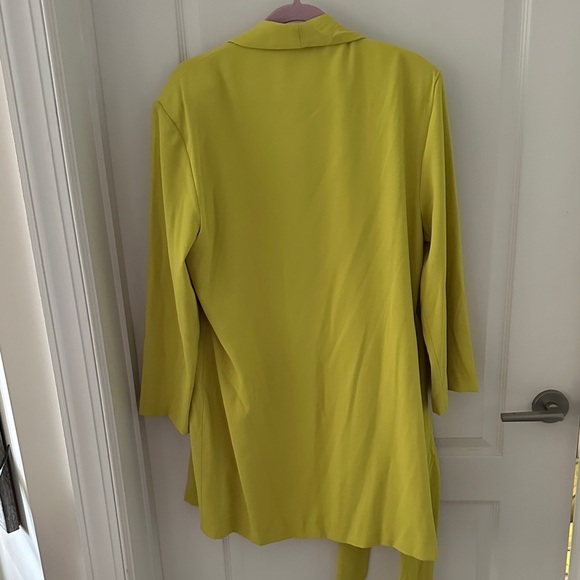 Zara Lime Tie-Front blazer dress - Picture 5 of 5